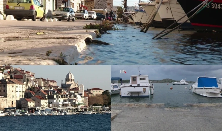 Dizanje mora ugrožava Dolac i staru šibensku jezgru