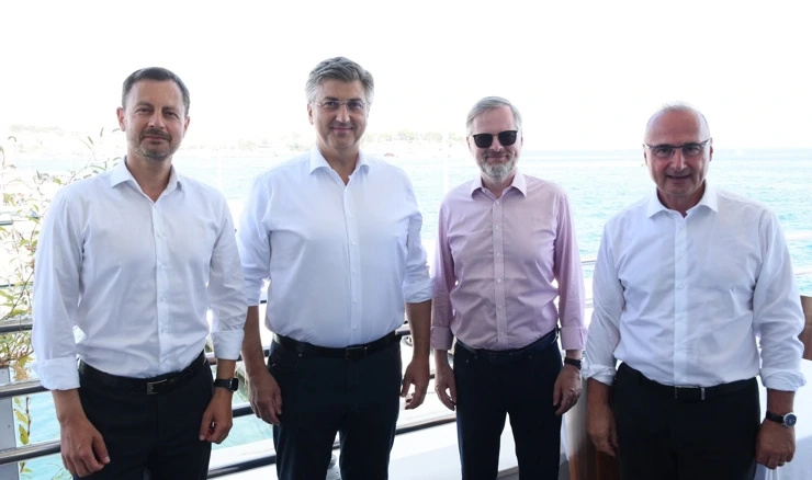 Premijer Plenković sastao se u Splitu s premijerima Češke i Slovačke