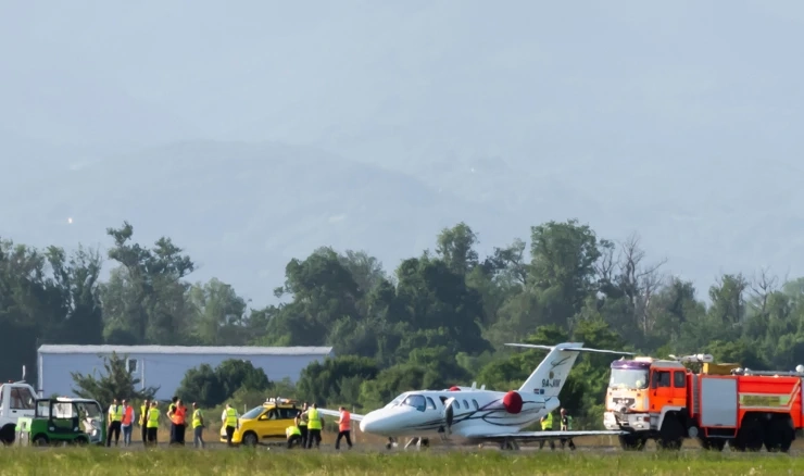 Pri slijetanju, zrakoplov tvrtke Air Pannonia iskliznuo je s piste