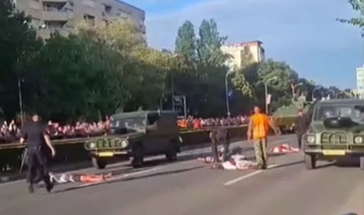 Incident na mimohodu