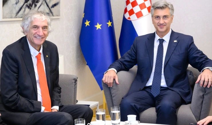 John Martinis i Andrej Plenković