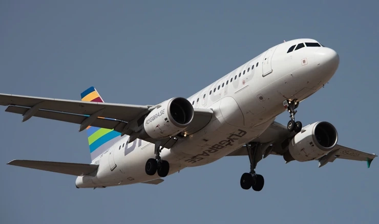 Zrakoplov Braathens Airbus A319, ilustracija