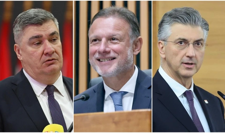 Zoran Milanović, Gordan Jandroković, Andrej Plenković