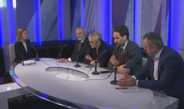 Ante Sanader, Ivana Marković, Marin Miletić i Stipo Mlinarić 