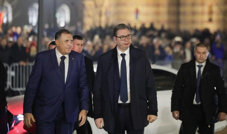 Aleksandar Vučić i Milorad Dodik