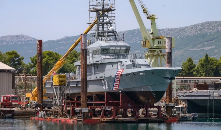 Modernizacija HRM-a: U Splitu porinut obalni ophodni brod