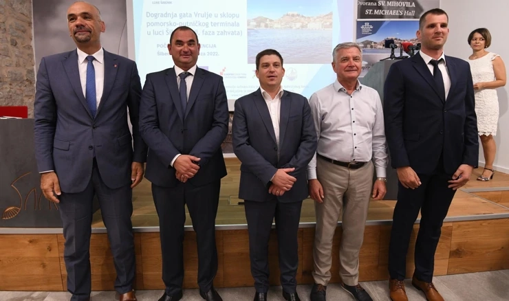 Konferencija projekta "Dogradnja gata Vrulje u sklopu pomorsko-putničkog terminala (PPT) u luci Šibenik" 