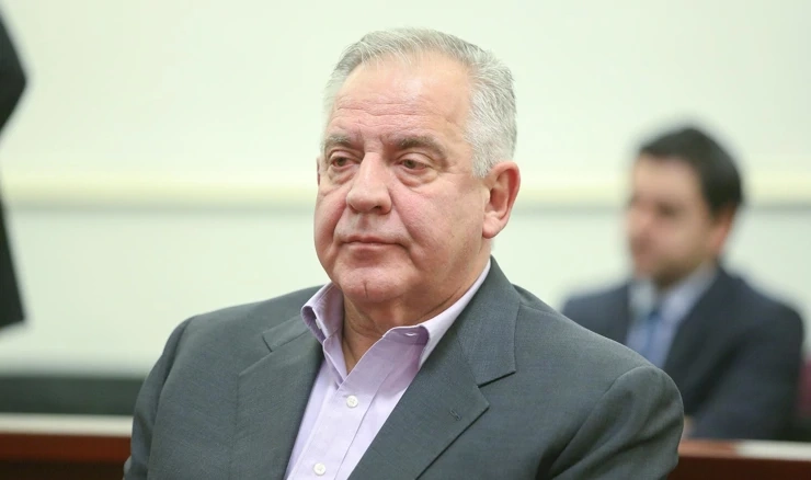 Ivo Sanader na sudu, veljača 2019. 