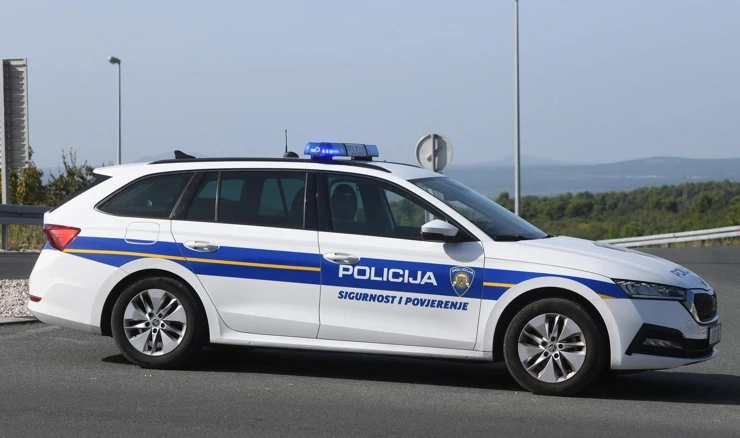 Policijski automobil, arhivska fotografija