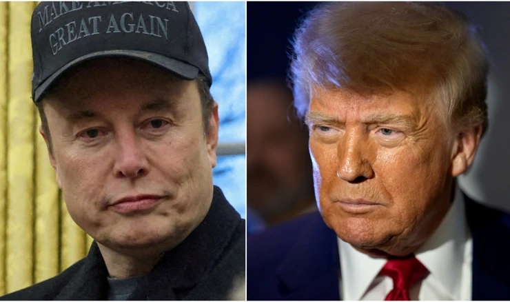 Musk i Trump