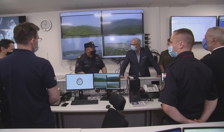 Početak rada Operativnog vatrogasnog zapovjedništva u Divuljama