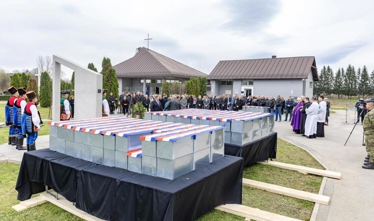 U Gospiću pokopani ostaci 253 žrtve iz Drugog svjetskog rata