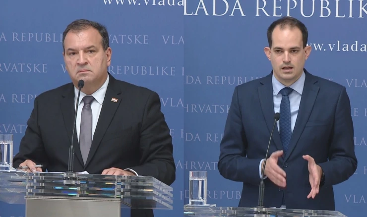 Ministar Vili Beroš i ministar Ivan Malenica