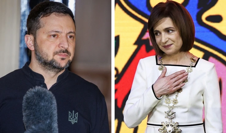 Volodimir Zelenski / Maia Sandu