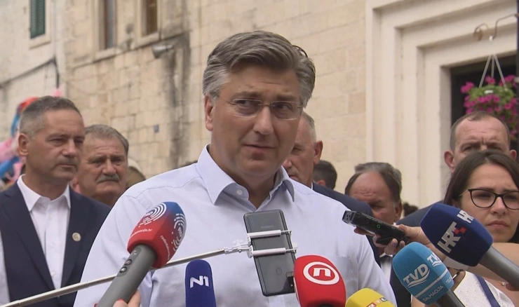 Premijer Andrej Plenković u Sinju