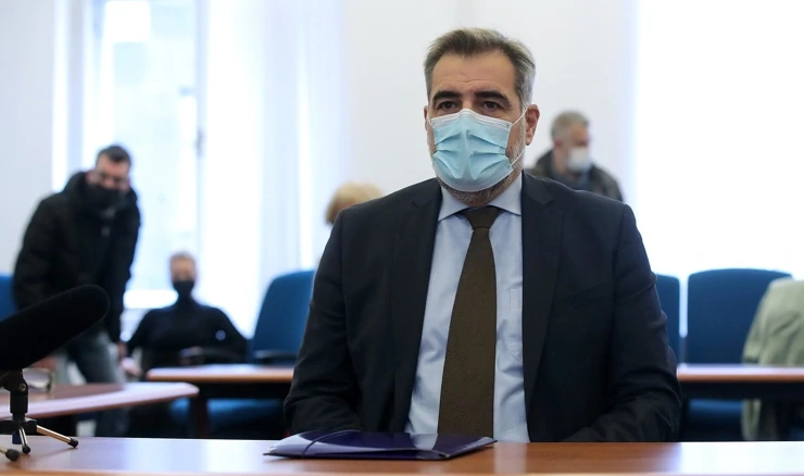 Nadan Vidošević na suđenju/arhivska fotografija