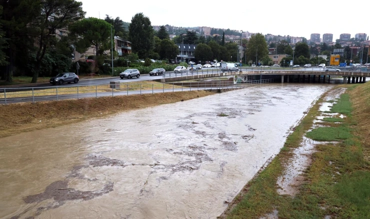 Arhivska fotografija, poplave u Kopru 28.8.2023.