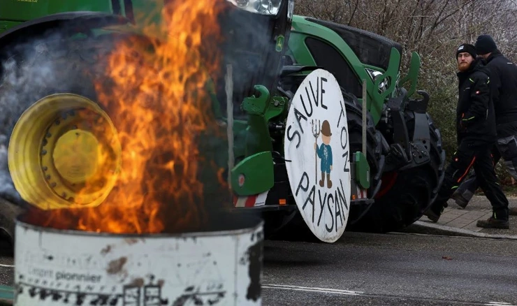 Prosvjed poljoprivrednika dok EP glasa o trgovinskom sporazumu EU-a i Mercosura