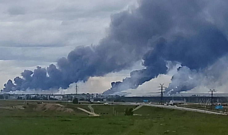 Ukrajinski napad na rusku zračnu bazu