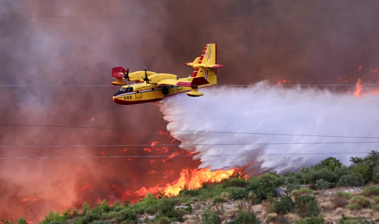 Novi požar kod Žrnovnice
