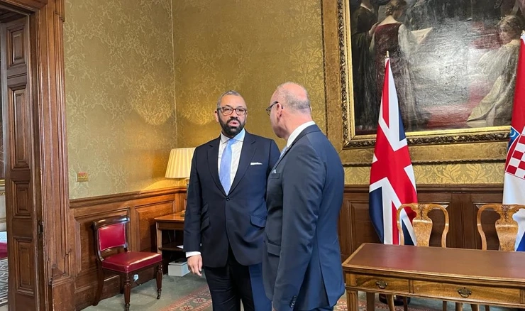 James Cleverly i Gordan Grlić Radman