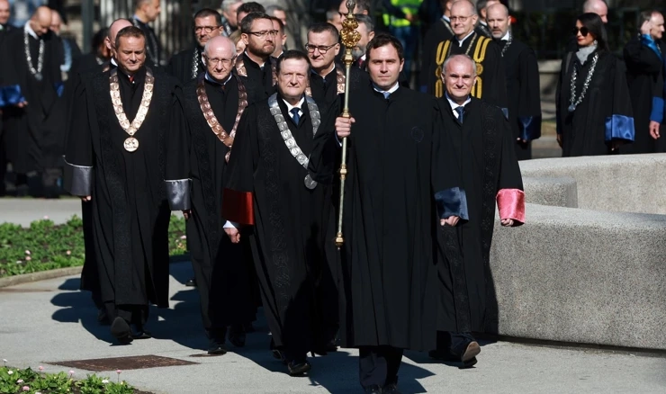 Povorka na svečanu inauguracija rektora 