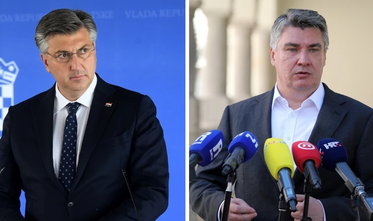 Andrej Plenković i Zoran Milanović