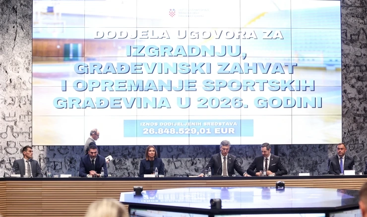 148 sportskih projekata dobiva 27 mil. €