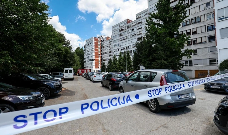 Policijski očevid u Odakovoj ulici 