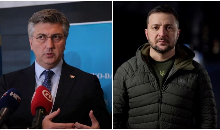 Andrej Plenković i Volodimir Zelenski