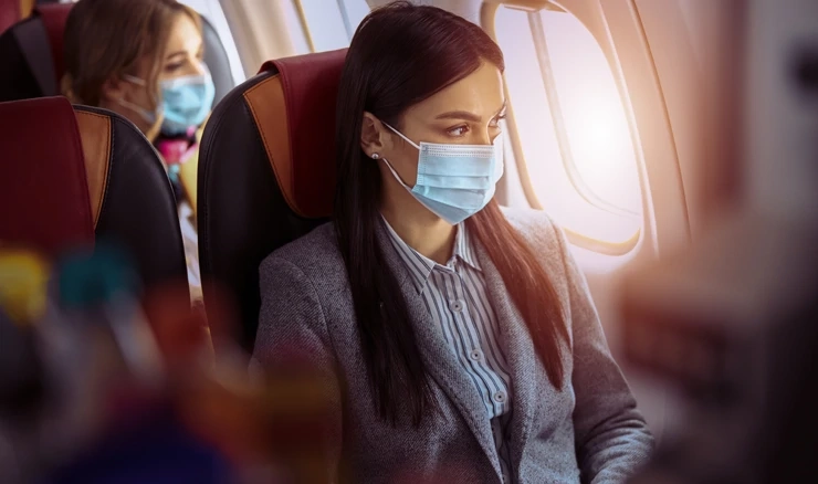 Nošenje maski u avionu