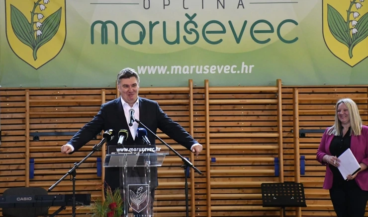 Zoran Milanović na svečanoj sjednici Općinskog vijeća Maruševca
