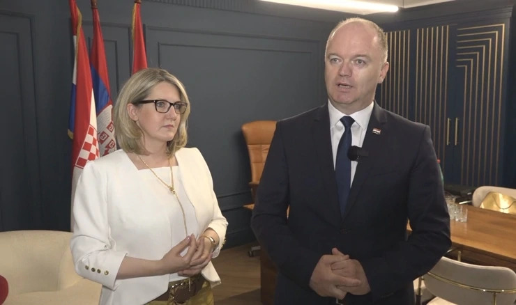 Ministar Ivan Šipić i zastupnica Jasna Vojnić