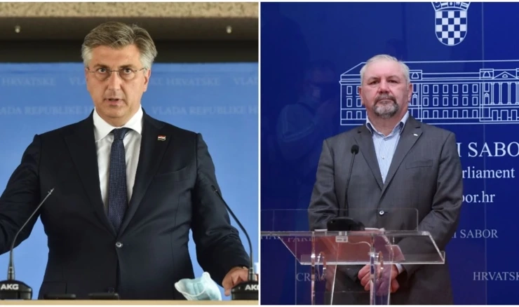 Andrej Plenković i Silvano Hrelja 