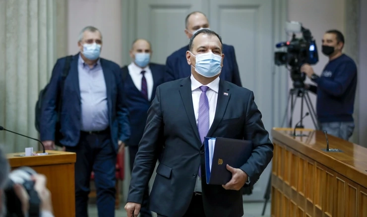 Ministar Beroš u Saboru, 9.12.2021.