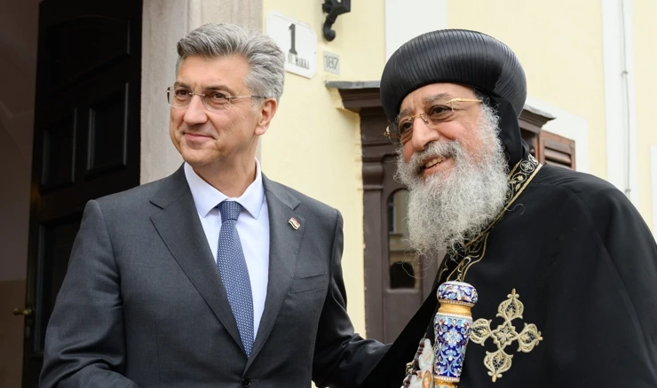 Andrej Plenković primio papu Tawadrosa II.