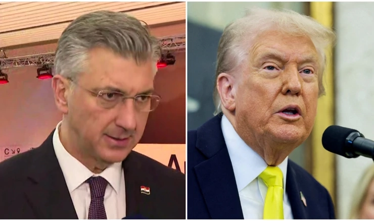 Andrej Plenković i Donald Trump