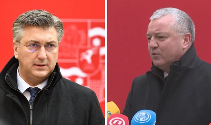 Andrej Plenković i Darko Horvat