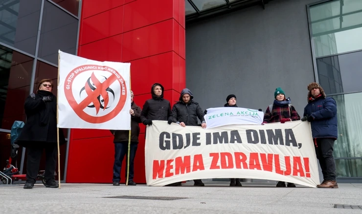 Prosvjed pred Ministarstvom gospodarstva i održivog razvoja