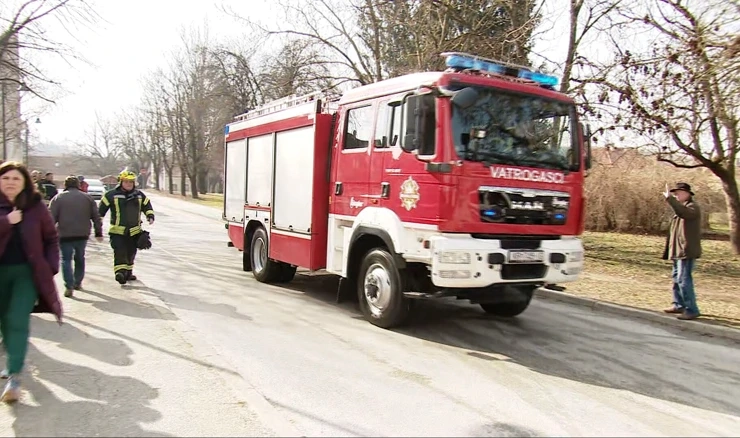 Požar u zgradi u Donjoj Stubici