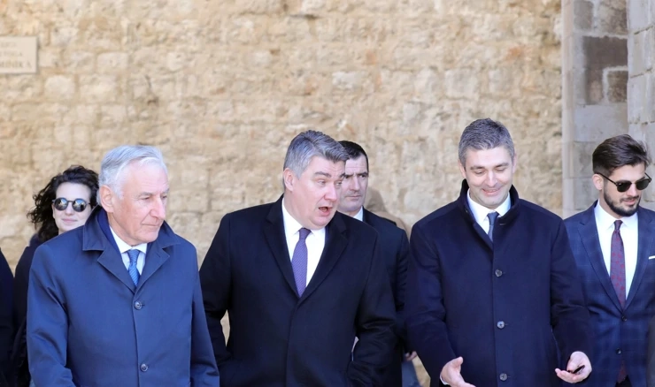 Nikola Dobroslavić, Zoran Milanović i Mato Franković