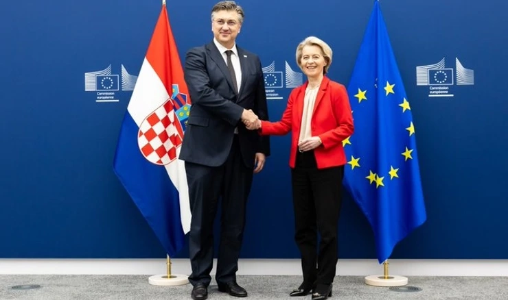 Plenković i Von der Leyen