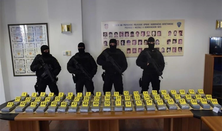Zapljena 73 kilograma kokaina