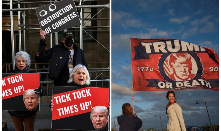 Prosvjedi protiv i za Trumpa