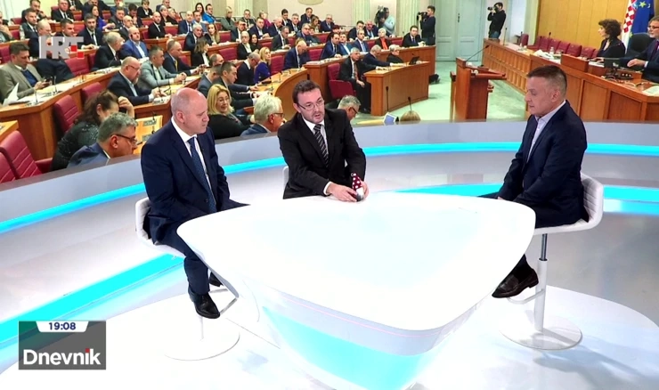 Branko Bačić i Arsen Bauk u Dnevniku o burnom saborskom danu