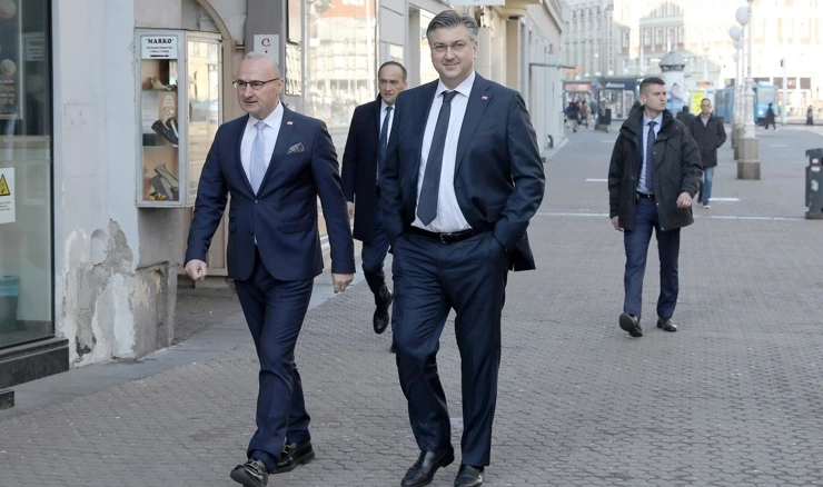 Andrej Plenković i Gordan Grlić Radman