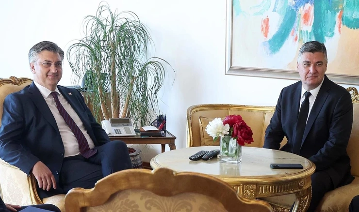 Andrej Plenković i Zoran Milanović