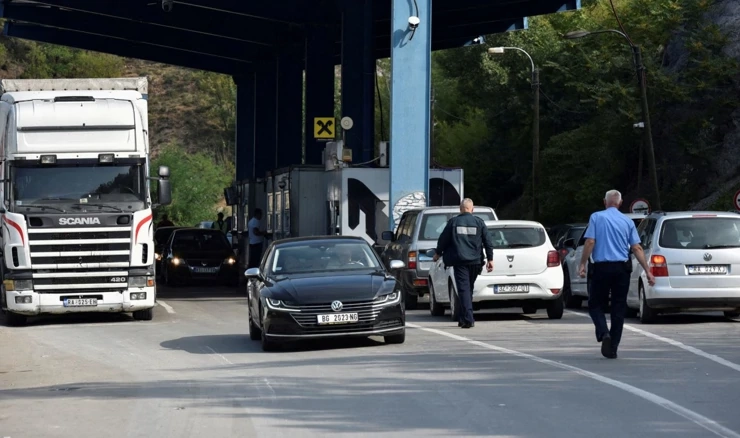 Granični prijelaz između Srbije i Kosova