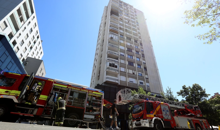 Požar u stanu na zagrebačkoj Trešnjevci