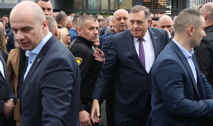 Milorad Dodik nakon ročišta